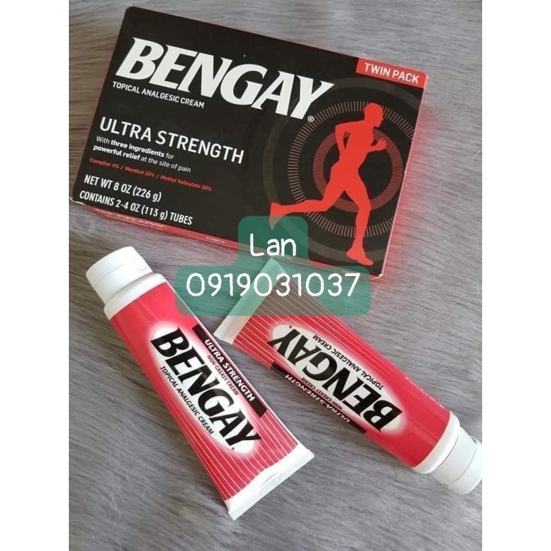 Kem Xoa Bóp Giảm Đau BENGAY Ultra Strength 113g
