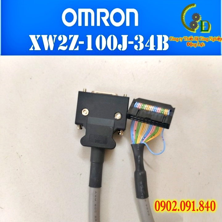 XW2Z-100J-B34 Omron ✴️VIP✴️ automation and safety terminal block cable, cáp khối điều khiển thiết bị đầu cuối