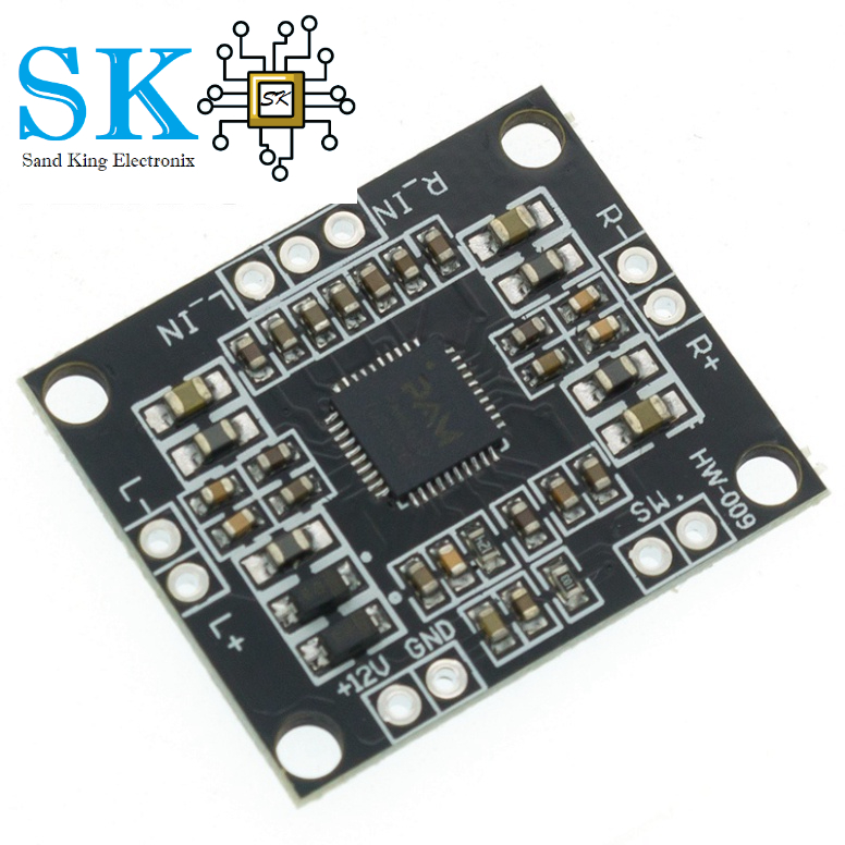 Bo mạch khuếch đại công suất kỹ thuật số PAM8610 class D mini âm thanh nổi kênh đôi 2x15w