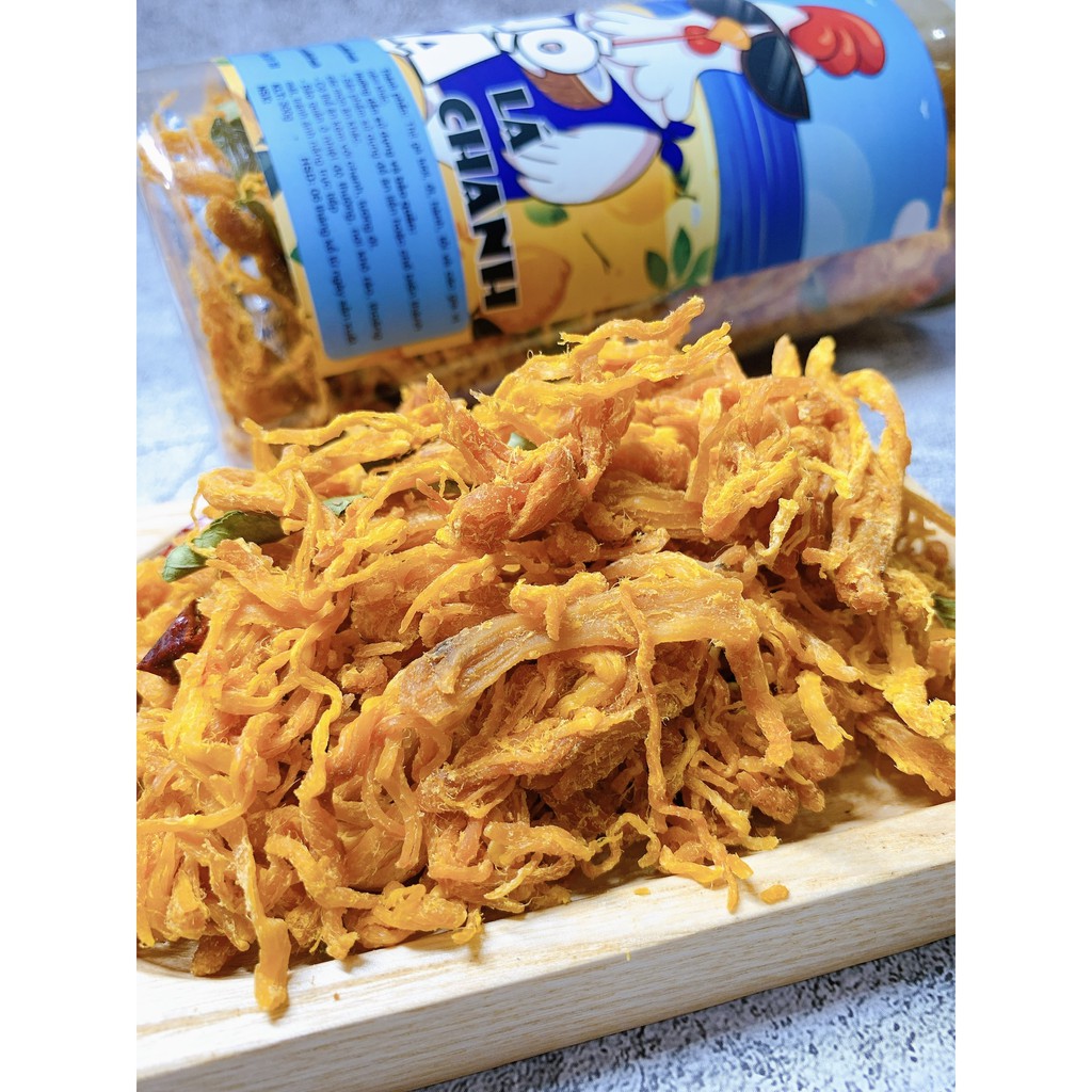 Khô gà lá chanh xé sợi thơm ngon , ăn vặt min’s food vừa ngon vừa rẻ