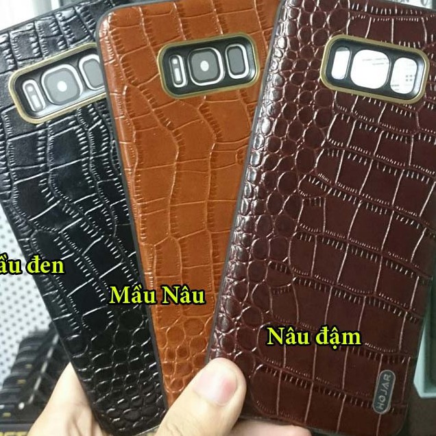 🌟CHÍNH HÃNG 🌟 Ốp lưng da HOJAR cho Samsung S8/ S9 / S10 / S10 Plus / NOTE 9 / NOTE 10 Giả da cá sấu sang trọng lịch sự