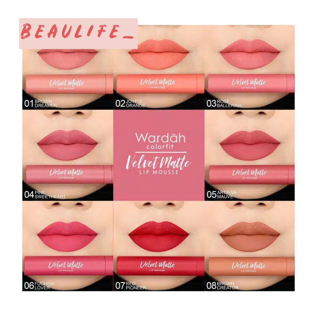 (hàng Mới Về) Son Lì Wardah Colorfit 4gr Chất Lượng Cao | BigBuy360 - bigbuy360.vn