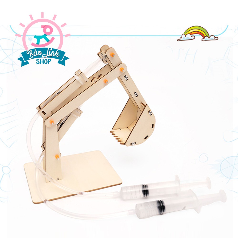 Máy xúc tự lắp ráp DIY| Đồ chơi STEM