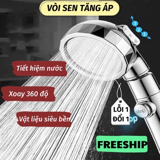 Vòi hoa sen tăng áp vòi sen nóng lạnh 3 chế độ nước cao cấp nội thất phòng tắm aki