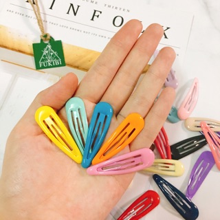 KẸP BẤM GIỌT NƯỚC SIZE MINI PHỦ DẺO ẢNH THẬT