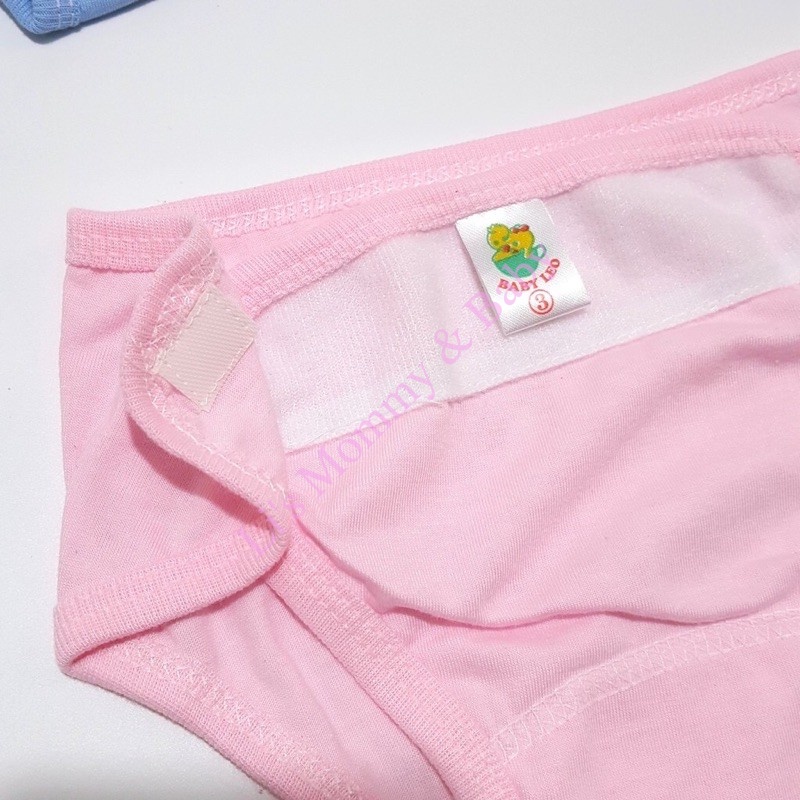 Quần đóng bỉm vải Baby Leo khóa dán chất liệu cotton mềm mại cho bé từ 0 đến 9 kg Mã TQ402