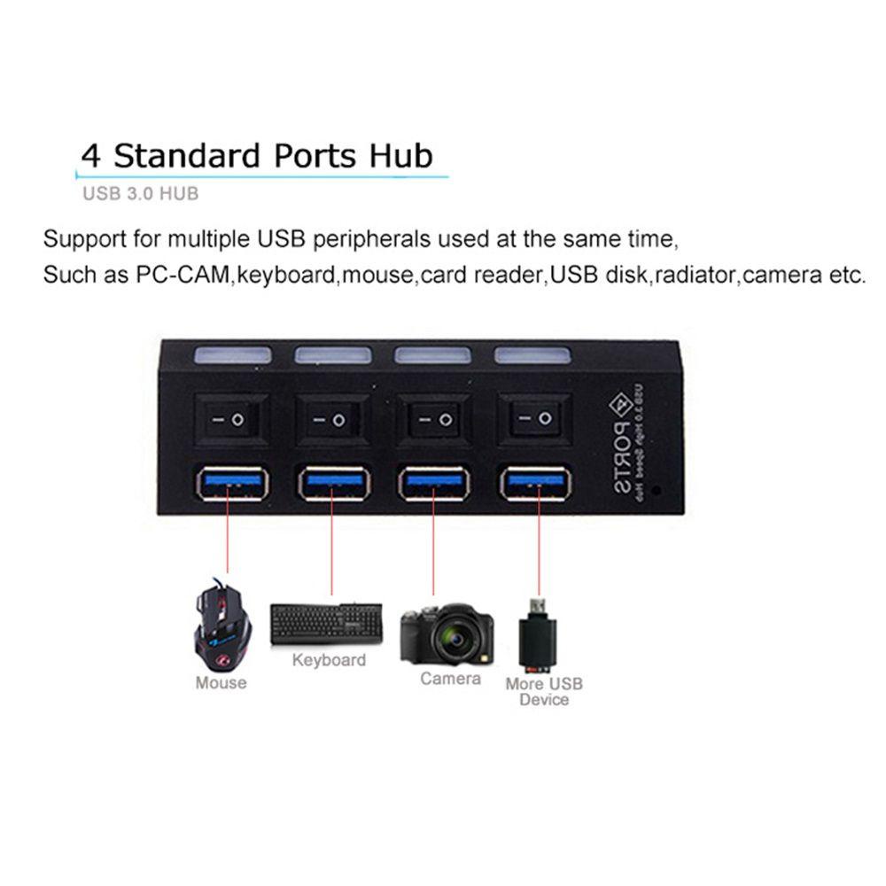 Bộ Chia Cổng USB 3.0 4 / 7 Cổng Tiện Dụng
