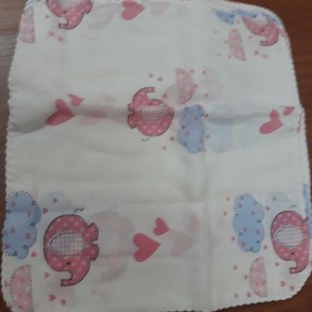 Gói 10c khăn xô sữa 2 lớp in hoa xuất Nhật cho bé