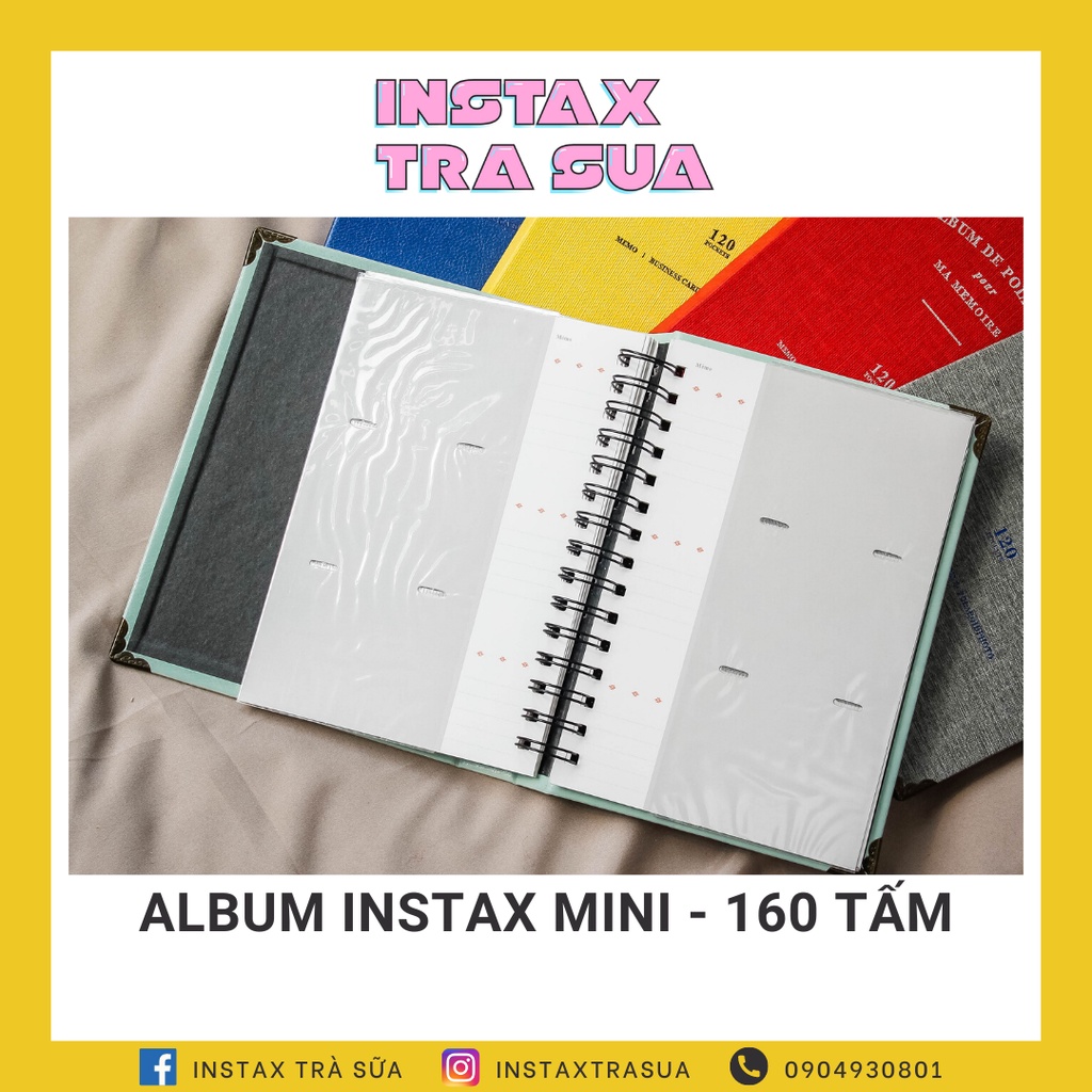 ALBUM INSTAX MINI (120 ảnh) - DE POLAROID