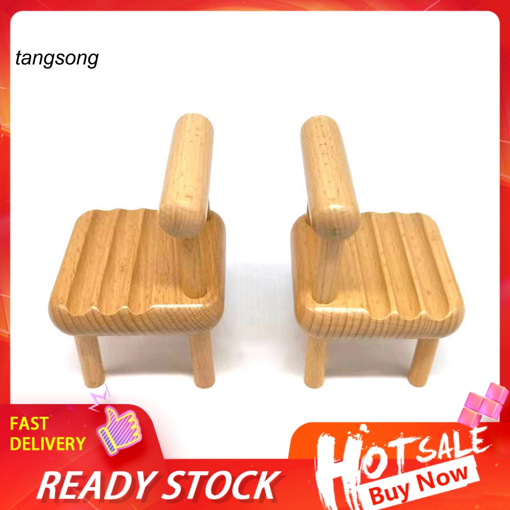 Giá Đỡ Điện Thoại Bằng Gỗ Hình Ghế Ngồi Sáng Tạo