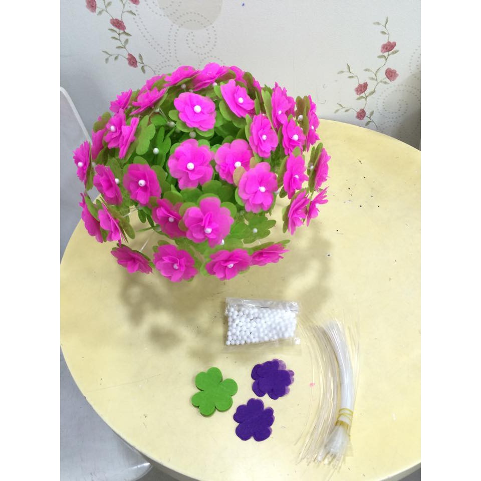 Combo hoa bợ/lụa -màu ngẫu nhiên