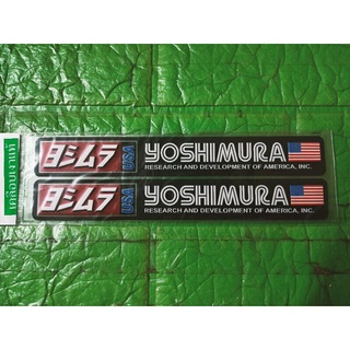 Bộ tem dán phuộc Yoshimura chữ nổi hàng nhập thái chất lượng cao dành trang trí cho tất cả các loại xe