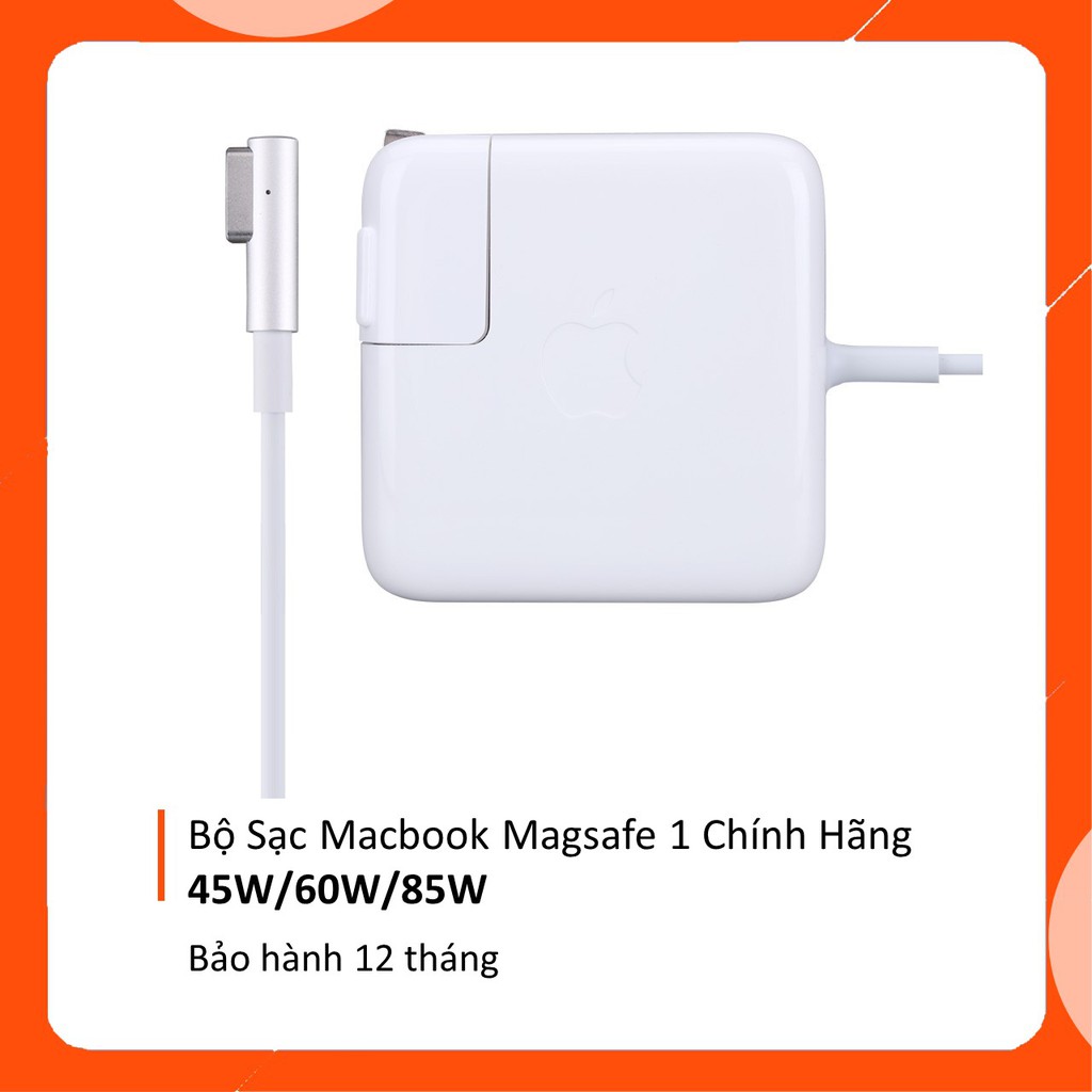 Sạc Macbook Magsafe 1 45W/60W/85W Chính Hãng Apple Fullbox