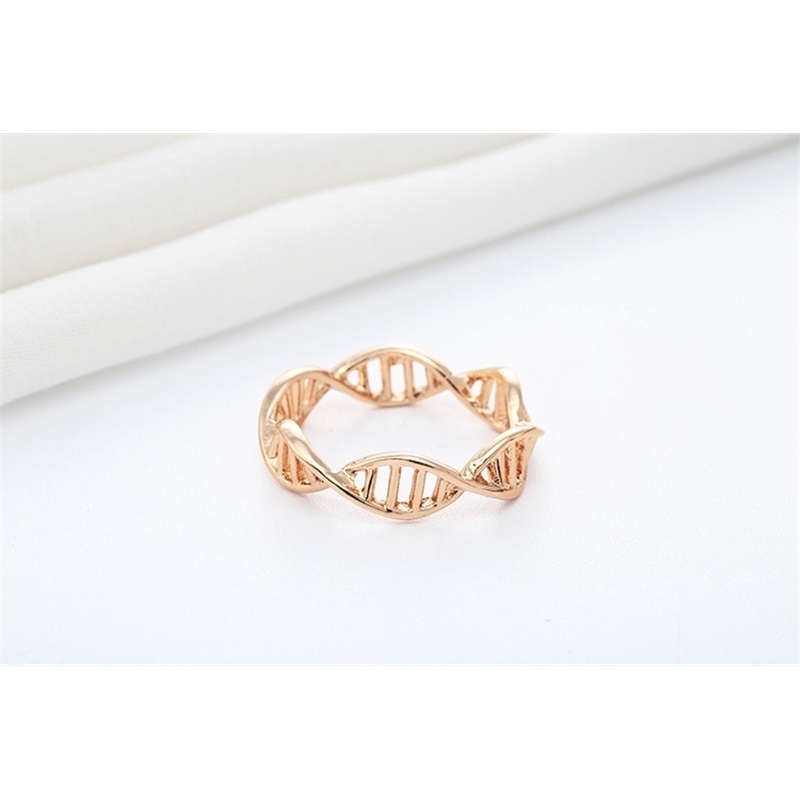 Nhẫn Thời Trang Hình DNA Độc Đáo Cá Tính Cho Nữ