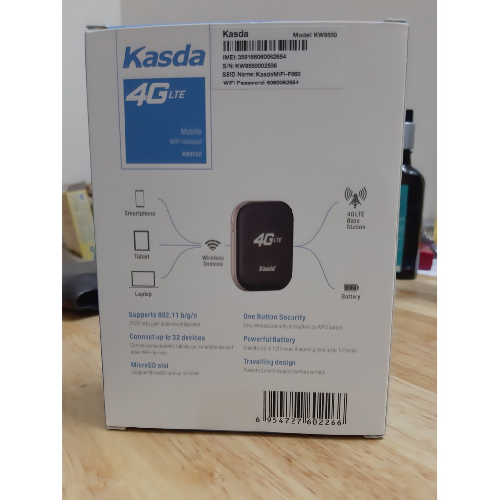 Bộ phát Wifi 4G Kasda KW9550 - Hàng chính hãng | BigBuy360 - bigbuy360.vn