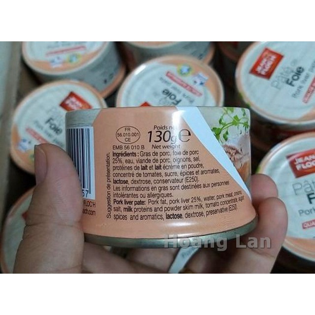Pate gan heo Foie Jean Floch 130g - Pháp