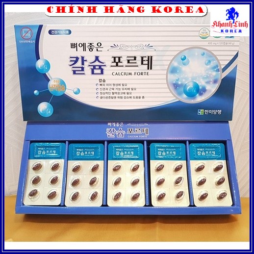 Viên Canxi Hàn Quốc Chính Hãng, Hộp 120 viên