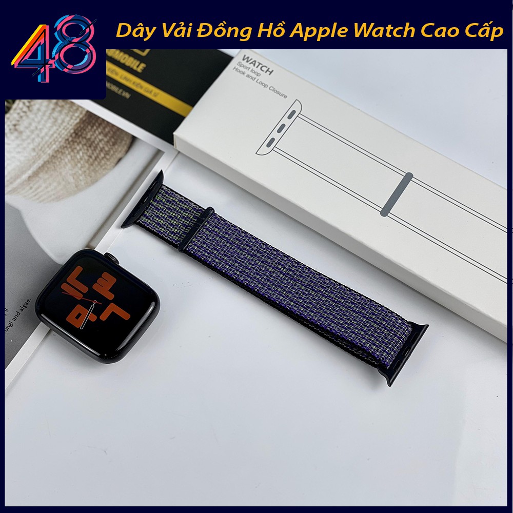 Dây Đồng Hồ Apple Watch Vải Sport Loop Cao Cấp Đủ Size 38mm/40mm/42mm/44mm