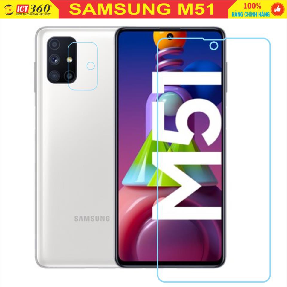 Kính Cường Lực Nano Dẻo, Dán PPF SAMSUNG M51 + Kính Bảo vệ camera SAMSUNG M51