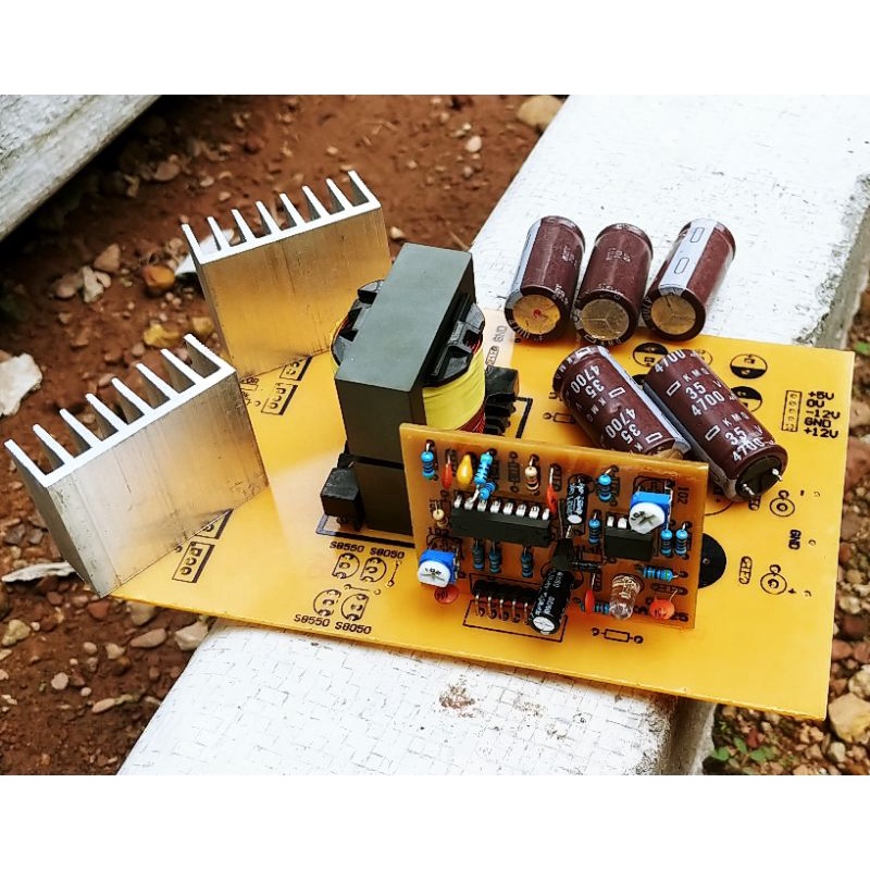 Combo đầy đủ linh kiện tự ráp mạch tăng áp 12v lên ±50v, nguồn phụ ±12v và nguồn cách li 5v