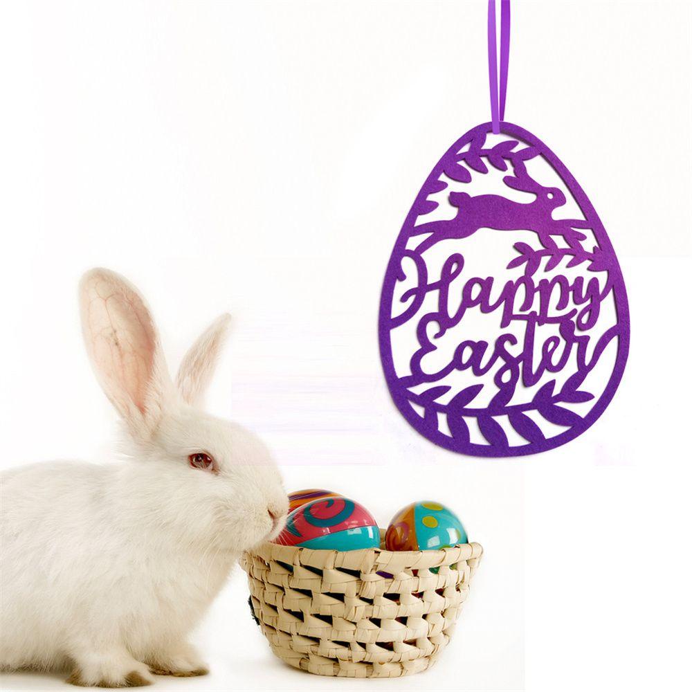 YOLA Tấm Vải Treo Trang Trí Lễ Phục Sinh In Chữ Happy Easter Độc Đáo Xinh