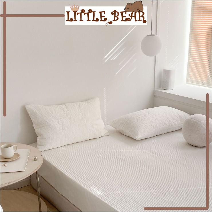 Ga Trải Giường Hàn Quốc Chần Bông Có Bo Chun Cao Cấp - Little Bear