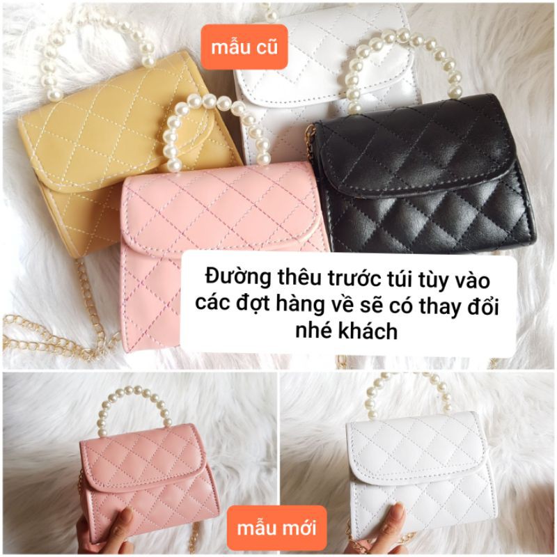 [Mã FAMAYWA2 giảm 10K đơn 50K] Túi đeo chéo mini quai ngọc hot (T7- size 15cm) | BigBuy360 - bigbuy360.vn