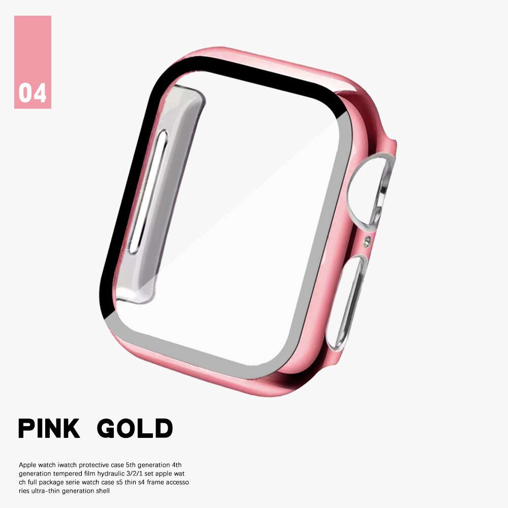 Bộ vỏ bảo vệ mặt đồng hồ thông minh Apple Watch Series 6 Se 5 4 3 21 38mm40mm 42mm 44mm