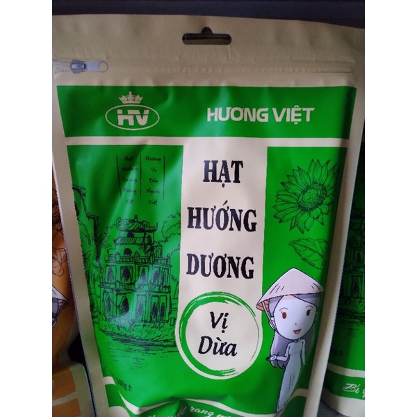 Hướng Dương Vị Dừa Óc Chó Hương Việt 500g