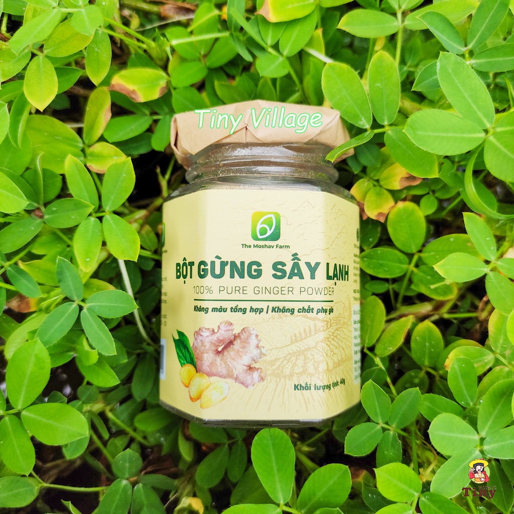 Bột Gừng Nguyên Chất Sấy Lạnh Gia Vị Cổ Truyền The Moshav Farm 40Gr