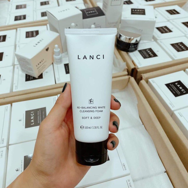 Sữa Rửa Mặt Lanci Re-Balancing White Cleansing Foam 100ml | BigBuy360 - bigbuy360.vn