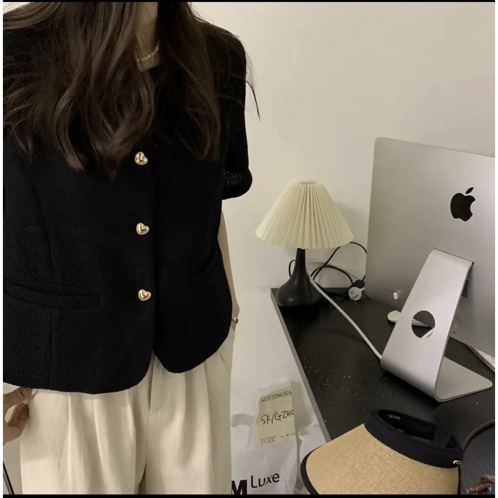 Áo cộc cúc tim GOLD 6205