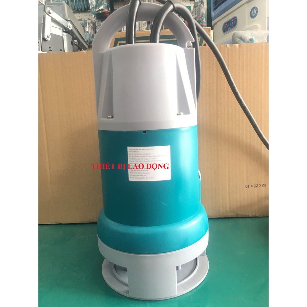 750W (1HP) MÁY BƠM CHÌM NƯỚC THẢI TOTAL TWP87501