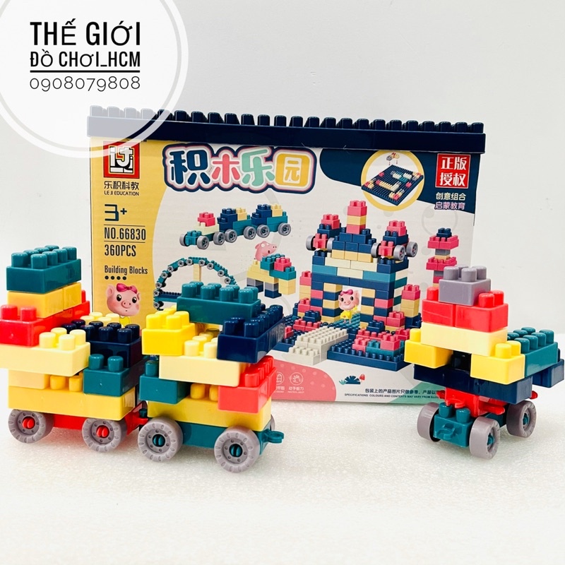 [TRỢ GIÁ- CHẤT LƯỢNG] Đồ chơi lego lắp ráp xếp hình nút lớn nhiều màu sắc kích thích sáng tạo cho bé.