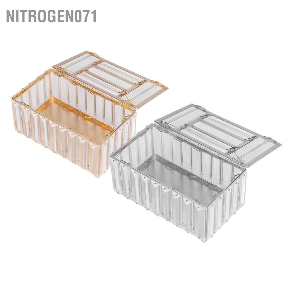 Nitrogen071 Hộp đựng khăn giấy Quy trình mạ vàng Tay nghề cao Thời trang đơn giản đa năng