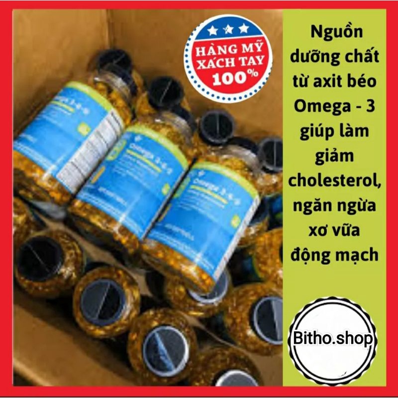 [8/2024] Viên uống bổ sung omega 3-6-9 của Member’s Mark 325 viên