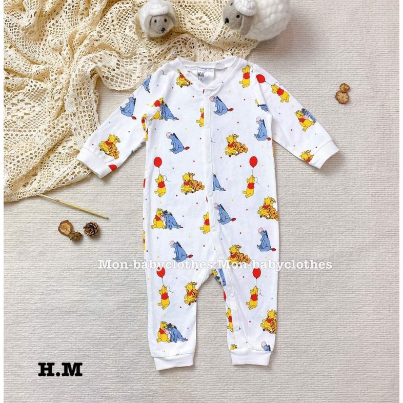 BODY SLEEPSUIT COTTON H&M SIZE NB-9M