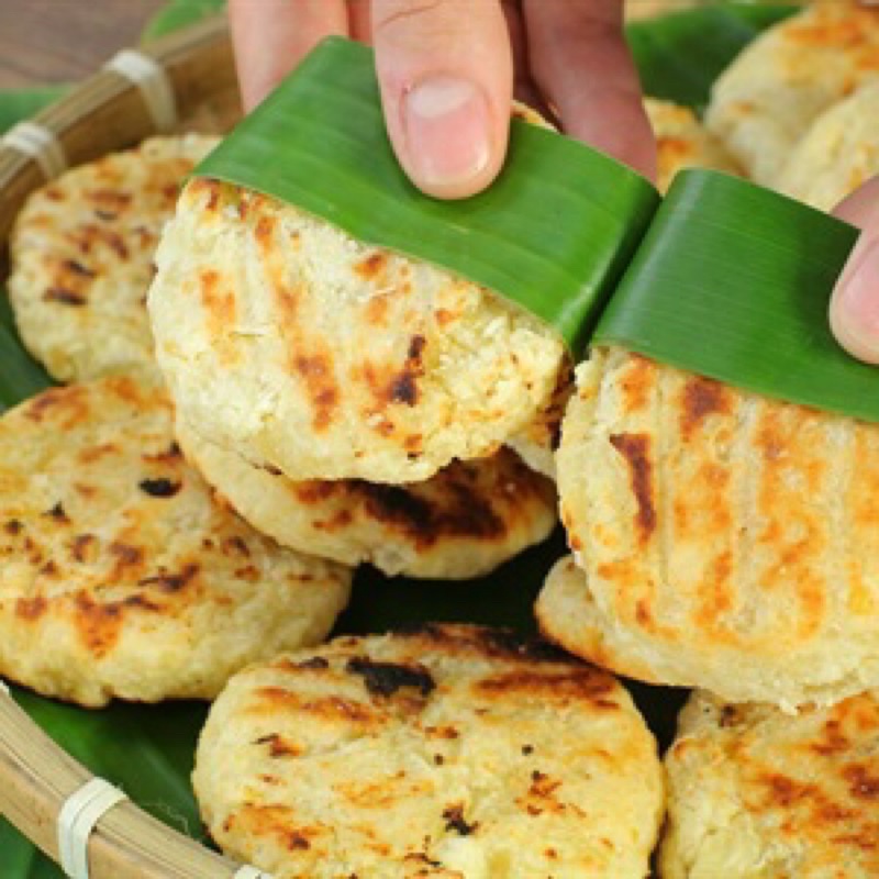[HỎA TỐC SG] Bánh khoai mì (bánh sắn) nướng cốt dừa phô mai thơm ngon set 10 cái