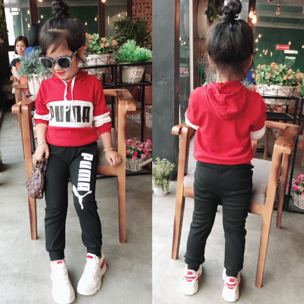 Bộ Puma len tăm cực chất cho bé trai, bé gái