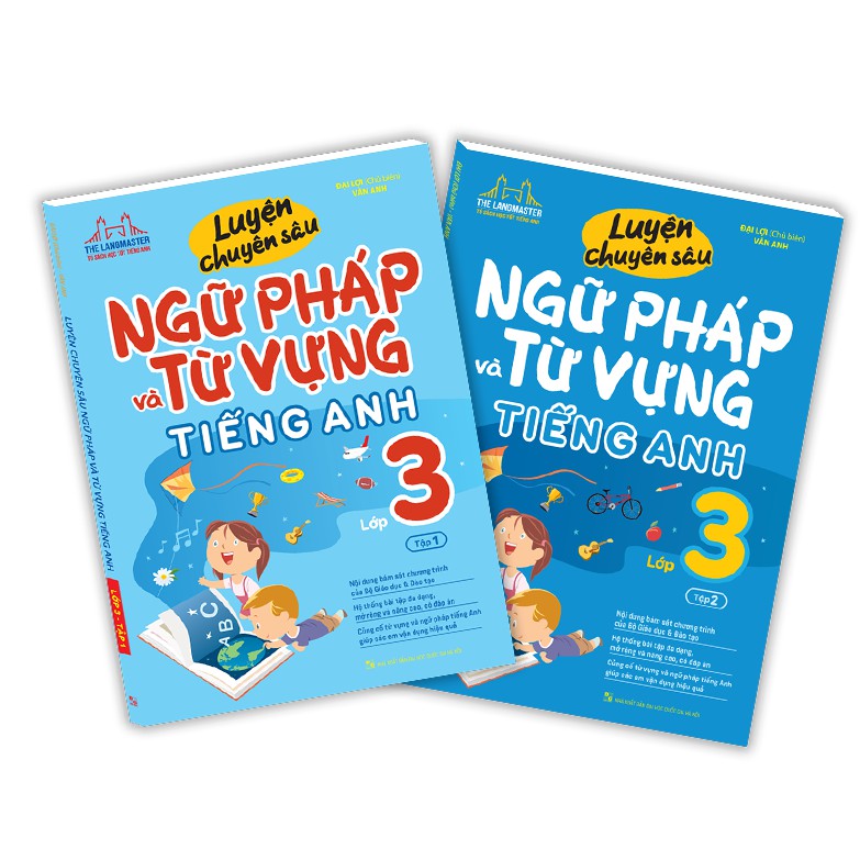 Sách - Combo Luyện chuyên sâu ngữ pháp và từ vựng tiếng anh lớp 3(trọn bộ 2 cuốn)