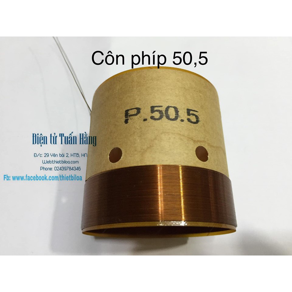 Côn loa bass 50,5 2 lớp phíp,