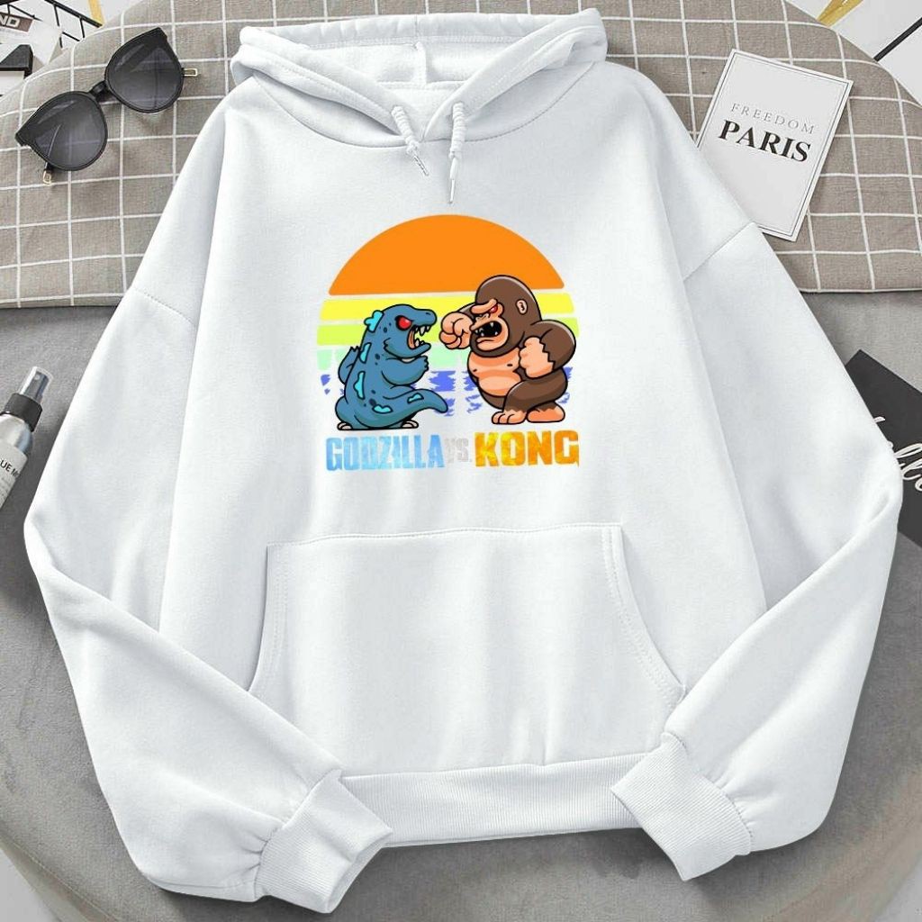 [ FREE SHIP ] ÁO KHOÁC HOODIE NỈ UNISEX THE KING KONG FORM NAM NỮ - ÁO KHOÁC HOODIE LOCAL BRAND NHIỀU MÀU | BigBuy360 - bigbuy360.vn