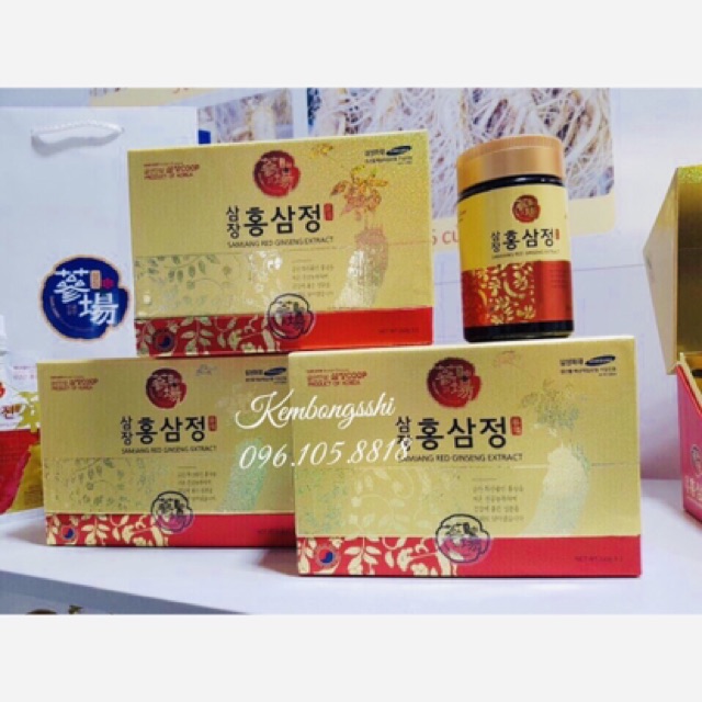 [HÀNG MỚI VỀ] [SỈ TẬN GỐC] Cao Hồng Sâm 6 Năm Tuổi SAMJANG Hàn Quốc