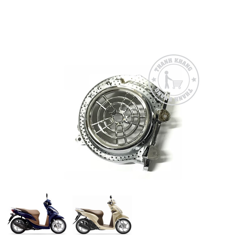 Combo che bô, chụp lọc gió Vision và chụp quạt gió Vision nhựa xi 100% niken đẹp-bền 006001135 006001136 006001137