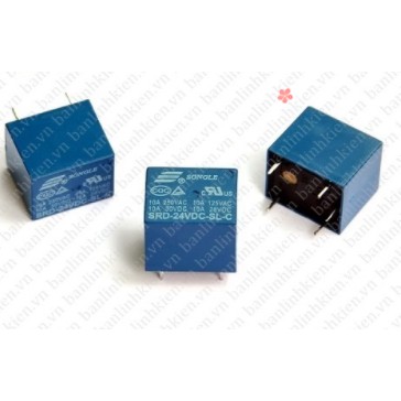 Relay 24V10A 5 Chân SRD-24VDC-SL-C