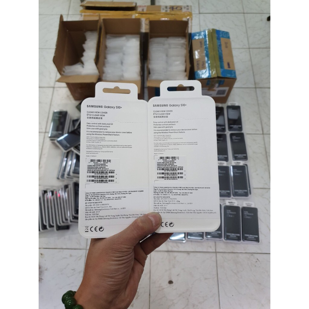 Bao da Clear View samsung Galaxy S10/S10+/S20+/S20 Ultra