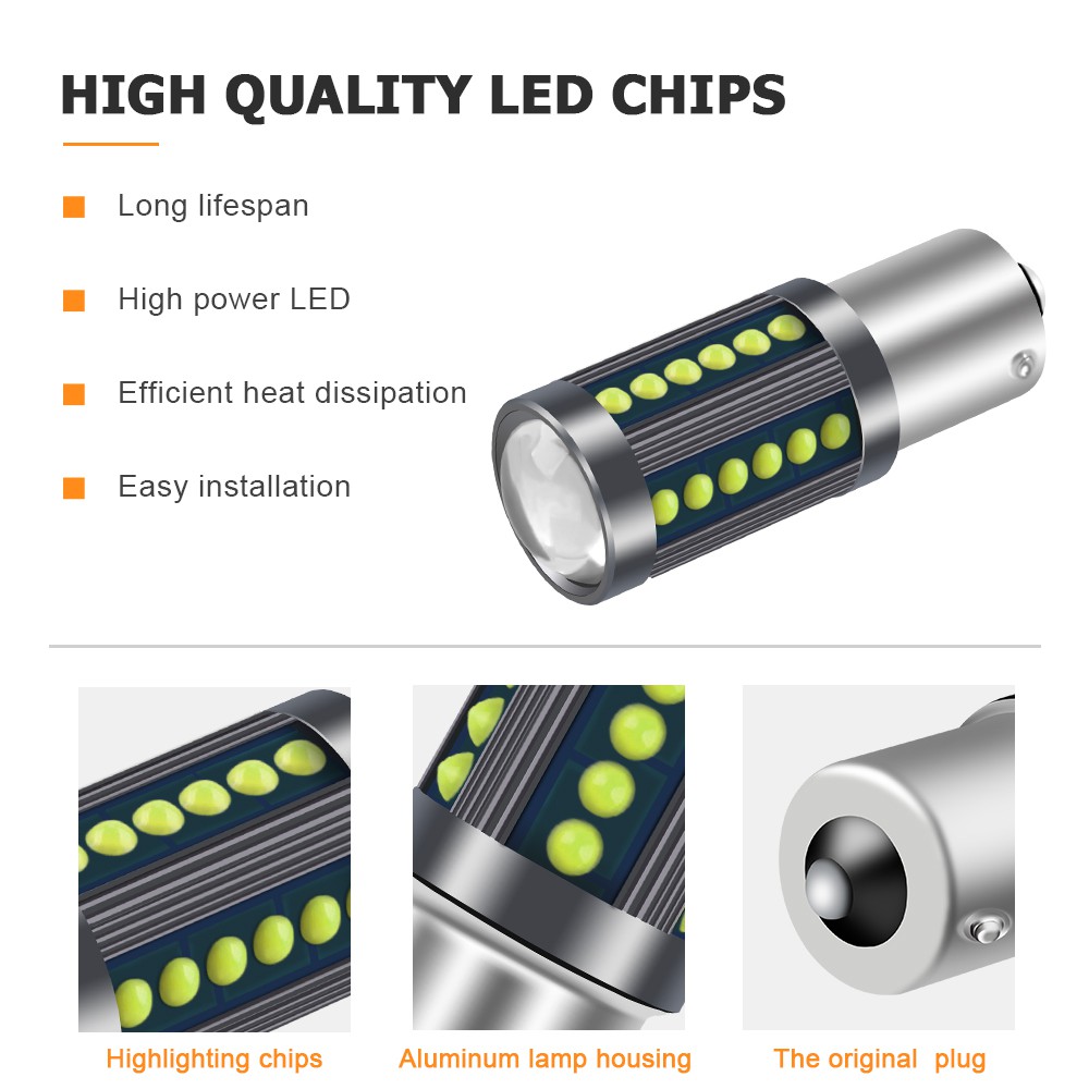 1 Bóng Đèn LED COB 36SMD 1156 BA15S P21W 1157 BAY15D Cho Đèn Phanh Xe Hơi