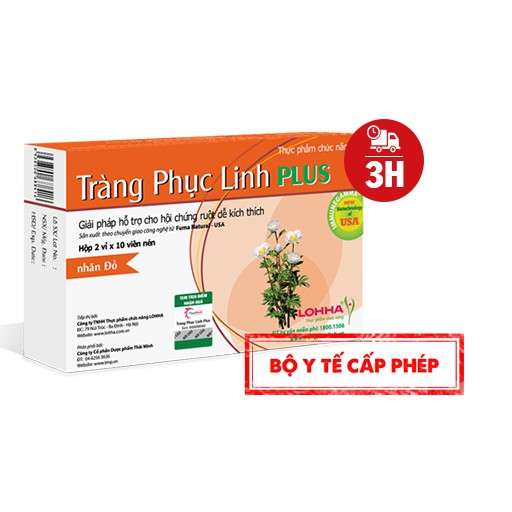 Tràng phục linh plus - Giải pháp cho bệnh đại tràng và hội chứng ruột kích thích