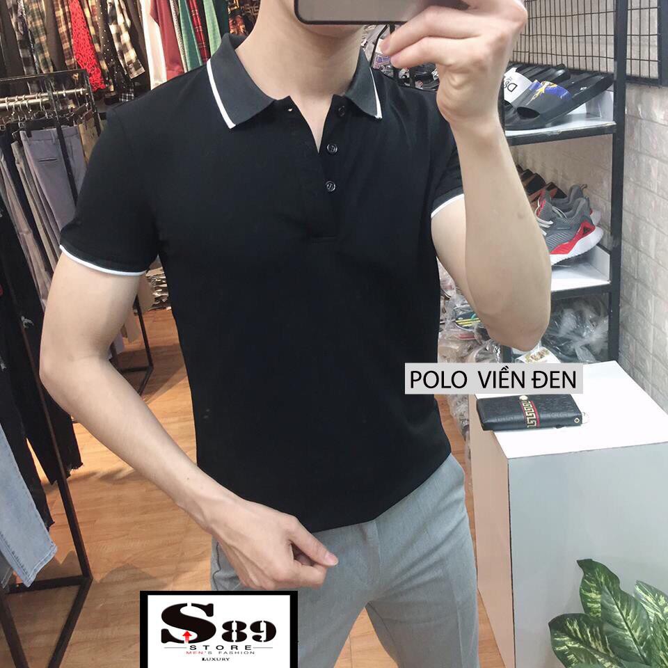 Aó phong polo nam phong cách hàn kẻ viền cổ tay - chất liệu gai cá sấu - ACS | BigBuy360 - bigbuy360.vn