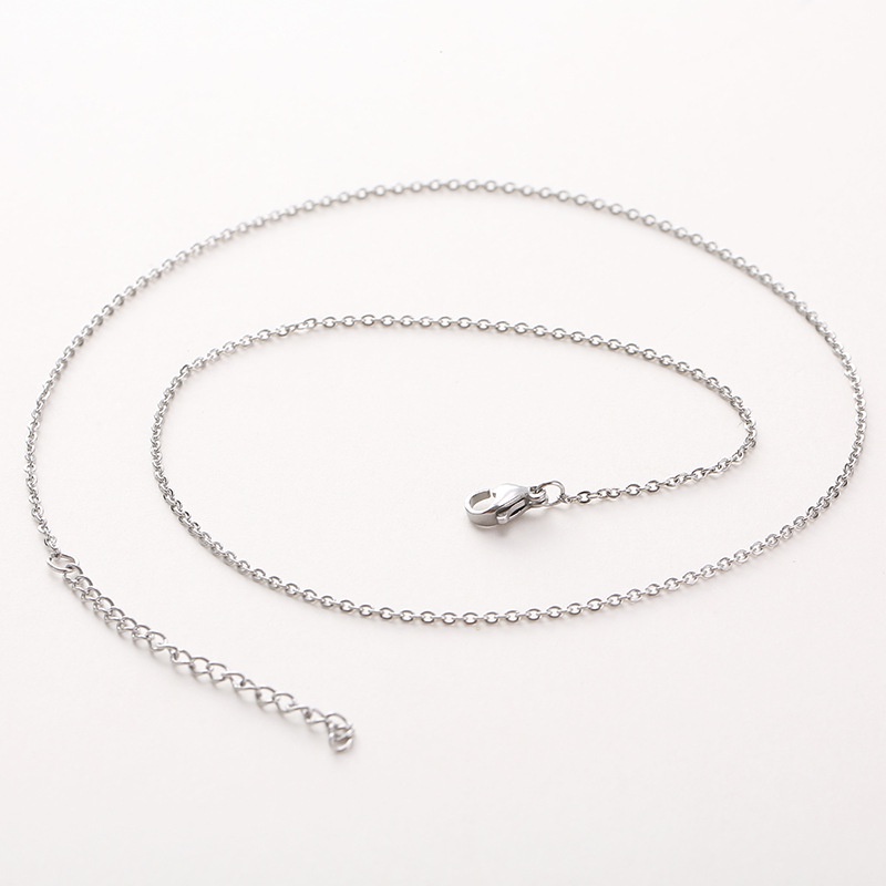 Vòng cổ Bằng Thép Không Gỉ 1.5mm Thời Trang Dành Cho Nam Và Nữ